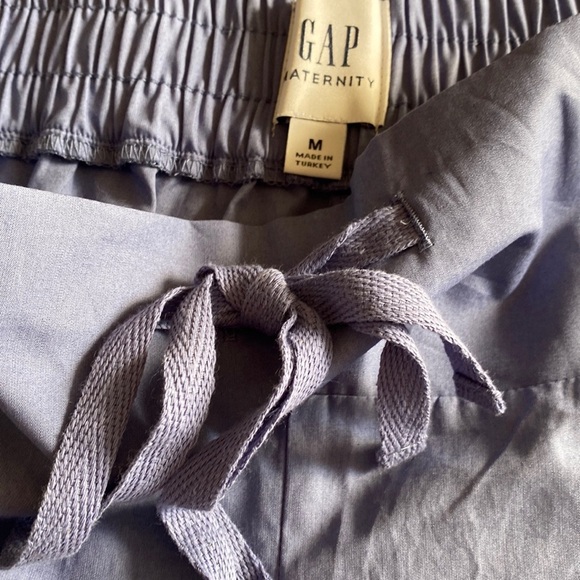 Maternity GAP Pretty Blue Button Up Cotton Pajama Set NWOT - Size M - Picture 12 of 16